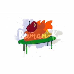 Детская скамья "Ежик" - №17