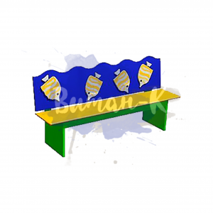 Детская скамья "Рыбки" - №13