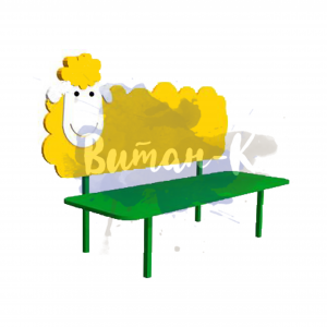 Детская скамья "Овечка" - №8