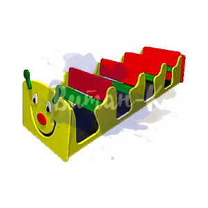 Детская скамья "Гусеница" - №23