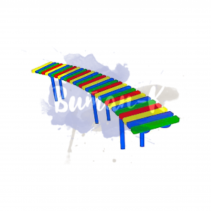 Детская скамья "Радуга" - №20