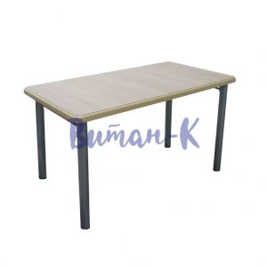 Стол на металлокаркасе, школьная столовая