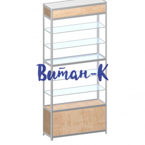 Витрина из алюминиевого профиля ВП-3