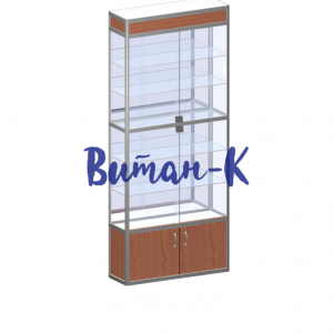 Витрина из алюминиевого профиля ВПЗ-2